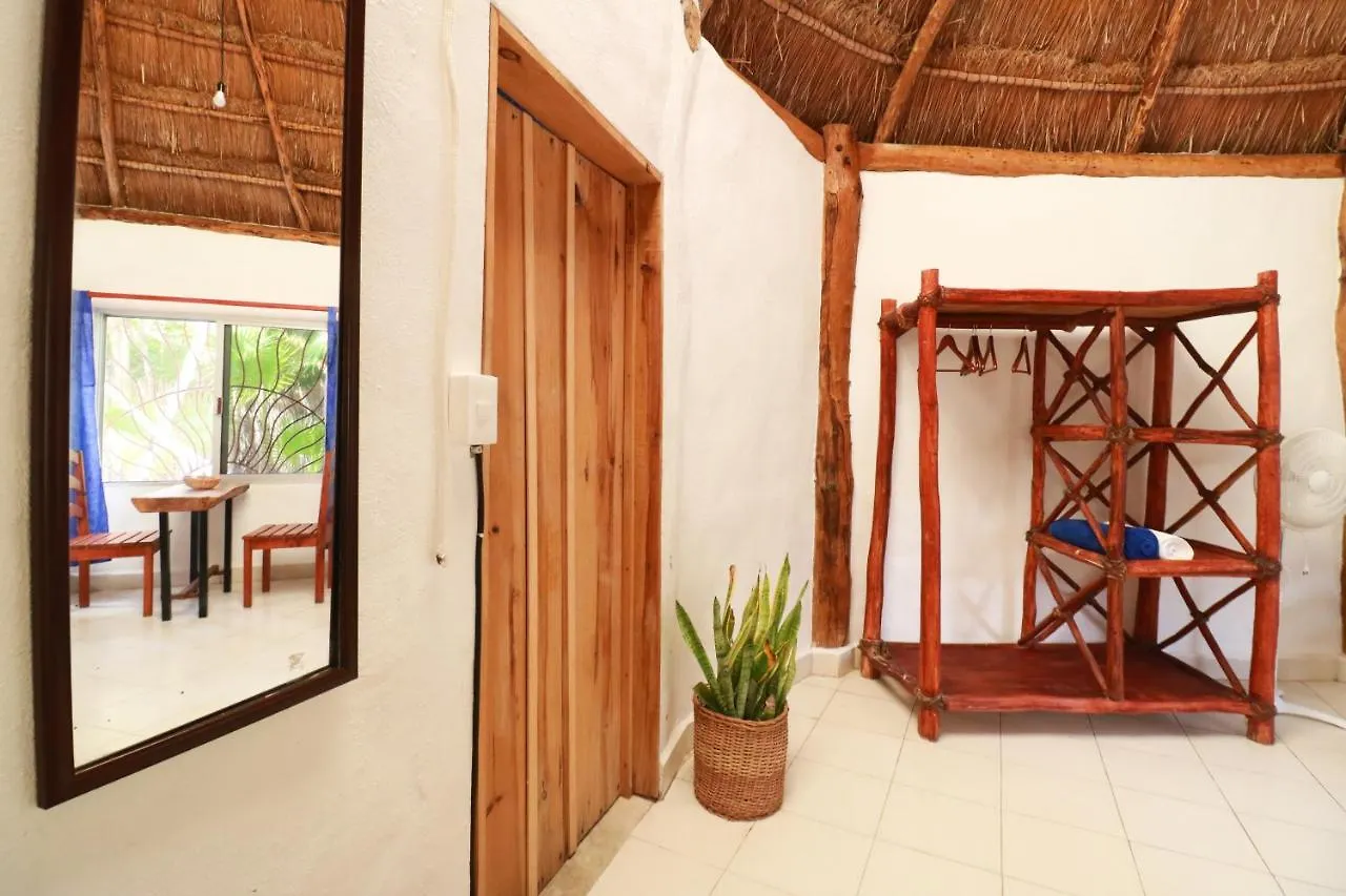 Campsite Playa Lakin-Ha Beachfront Cabins Tulum Mexico